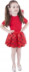 Costume pour enfants Coccinelle avec ailes et jupe tutu