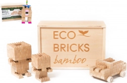 Kit de construction en bois 145 pièces en boîte