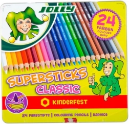Supersticks 24 couleurs dans une boîte métallique