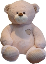 Ours en peluche Octavien crème 75 cm