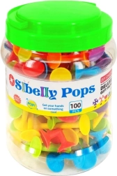 Set de jeu avec ventouses StBelly Pops 100 pièces