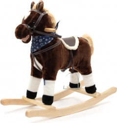 Cheval à bascule avec mélodie et foulard Baby Mix