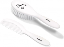 Brosse et peigne BABY ONO blanc