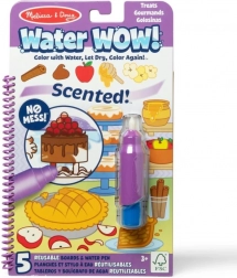 Livre de coloriage à l’eau Water WOW! parfumé – Gourmandises