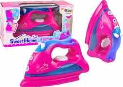 Fer à repasser jouet avec vapeur et effets lumineux