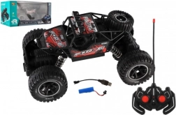 Voiture RC tout-terrain 26 cm avec batterie rechargeable et éclairage