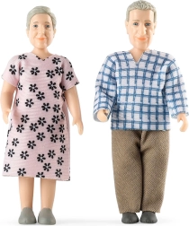 Ensemble de figurines pour maison de poupées Lundby – Grand-mère et grand-père Charlie