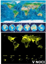 Puzzle lumineux Carte du monde 1000 pièces EDUCA