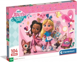 puzzle pour enfants 104 pièces Clementoni Disney Alice's Wonderland Bakery