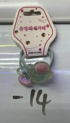 Set d’élastiques à cheveux motif champignon