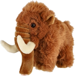 Mammouth en peluche marron de 17 cm