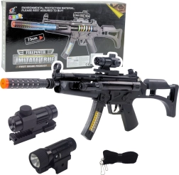 Fusil pour enfants avec effets lumineux et sonores 73 cm