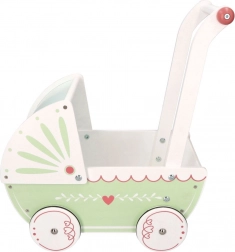 Poussette en bois pour poupées