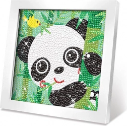 Kit créatif tableau à strass – panda 17 cm