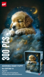 Puzzle 300 pièces – petit chien dans les nuages