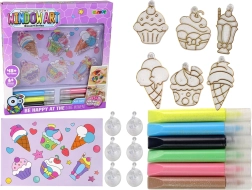 Kit créatif vitraux de fenêtre avec peinture 3D durcissante