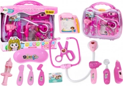 Set de médecin pour petits docteurs dans une mallette – rose, avec lumières et sons