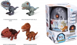 Dinosaure dans un œuf avec effets lumineux et sonores – kit de construction