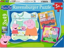 Ravensburger puzzle Peppa Pig – la famille avant tout 3×49 pièces