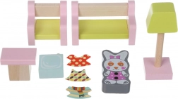 Salon - mobilier en bois pour poupées Cubika