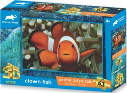 puzzle 3D poisson-clown, 63 pièces