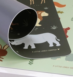 A Little Lovely Company set de table avec animaux de la savane