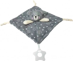 Doudou ourson Miluš gris 25 × 25 cm