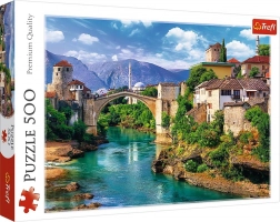 Puzzle 500 pièces Vieux pont de Mostar, Bosnie-Herzégovine – Trefl