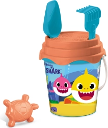 Seau avec outils Baby Shark 17 cm
