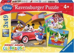 Puzzle RAVENSBURGER CLUB MICKEY 3×49 pièces