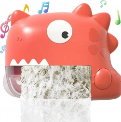 Générateur de mousse de bain dinosaure WOOPIE orange