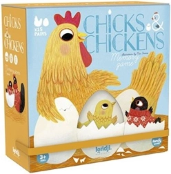 Londji jeu de mémoire Poules et poussins