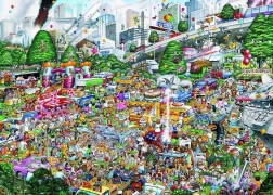 Puzzle J'adore la vente de coffre de voiture 1000 pièces de Gibsons