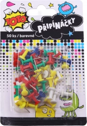 Punaises colorées 50 pcs