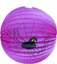 Lampion d’Halloween araignée 25 cm