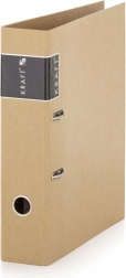 Classeur à levier A4, laminé, dos 7 cm, KRAFT nature
