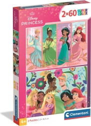 Clementoni puzzle Princesses Disney 2×60 pièces