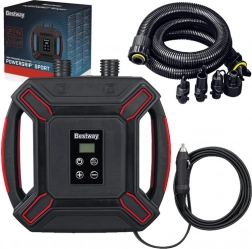 Bestway pompe électrique haute pression pour voiture avec écran LCD et 4 adaptateurs