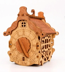 boîte cadeau casse-tête en bois bonne année