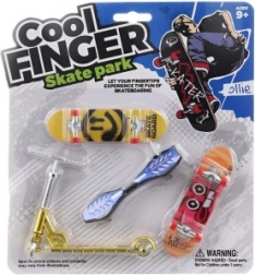 Set de fingerboards avec trottinette pour garçons