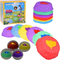 Sentier sensoriel lumineux - pierres pour l'entraînement à l'équilibre