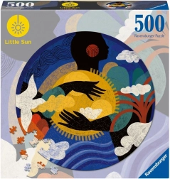 Puzzle RAVENSBURGER 500 pièces – petit soleil, sens « lecture » (rond)