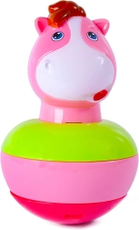 Cheval culbuto avec grelot pour tout-petits