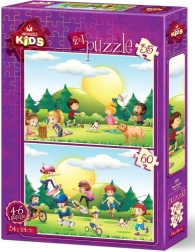 Puzzles pour enfants Temps de jeu 35 et 60 pièces