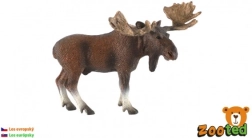 Figurine en plastique élan d’Europe 13 cm