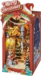 Cale-livres allée de Noël fabriquée à la main