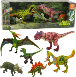 Ensemble de figurines de dinosaures articulées