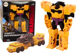 Char X-Warrior 2-en-1 robotique transformable jaune