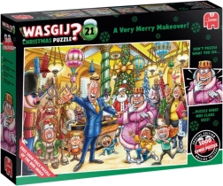 Puzzle JUMBO WASGIJ Christmas 21 – transformations de Noël amusantes, 2×1000 pièces