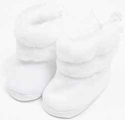 Bottines d’hiver pour bébé New Baby blanches 0–3 mois